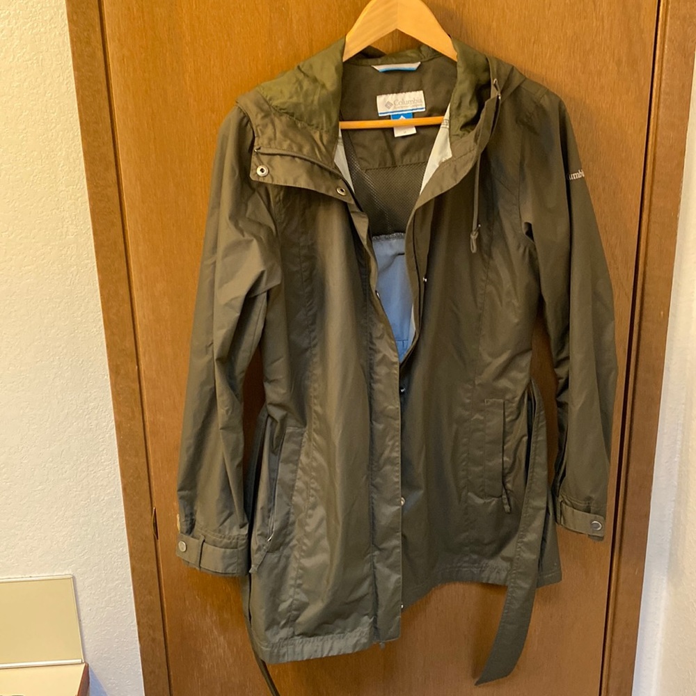Green Columbia “Pardon My Trench” jacket